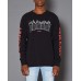 Sushi Radio Machine Slave L/S T-Shirt-Jet Black