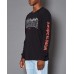 Sushi Radio Machine Slave L/S T-Shirt-Jet Black