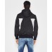 Nena Pasadena Track-Star Hooded Track Jacket-Black/White