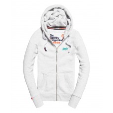 Superdry Orange Label Primary Ziphood Ice Marl WMN