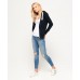 Superdry Orange Label Primary Ziphood Eclipse Navy WMN