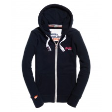 Superdry Orange Label Primary Ziphood Eclipse Navy WMN