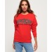 Superdry Urban Street Applique Crew Primary Red