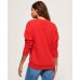 Superdry Urban Street Applique Crew Primary Red