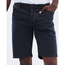 Nana Judy Vee Denim Short Midnight Indigo Enzyme