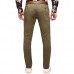 Politix Winsor Slim Tap Chino Khaki